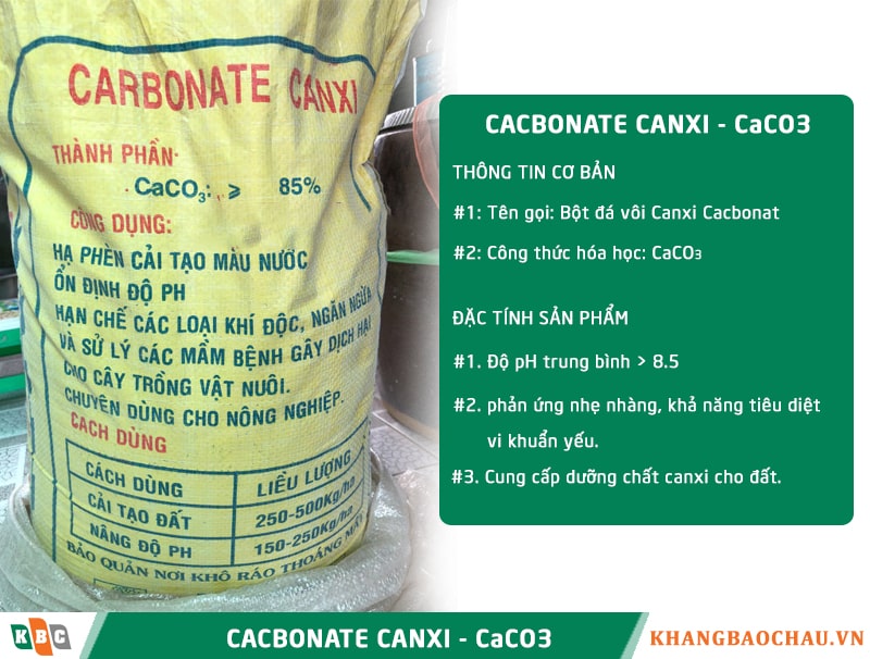 CACBONATE CANXI - CaCO3